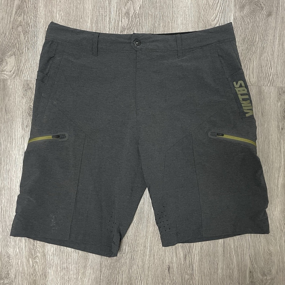 Viktos Shorts Men's 40 Gray Kadre Tactical Hiking Golf Tech Outdoor Performance